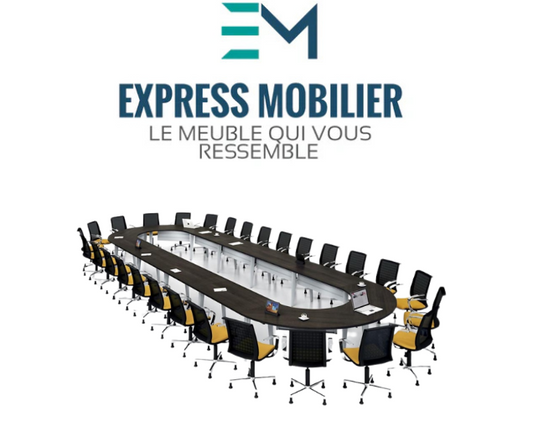 table de reunion en bois mdf ref 0002