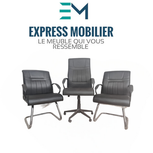 Ensemble fauteuils de direction blade simili cuir