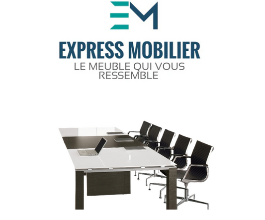 table de reunion en bois mdf ref 0004