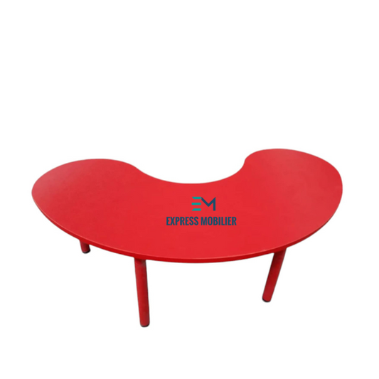 Table de crèche rouge