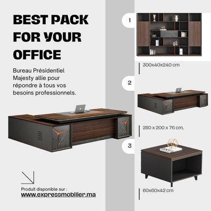 Ensemble Bureau président  Réf A-2024-100