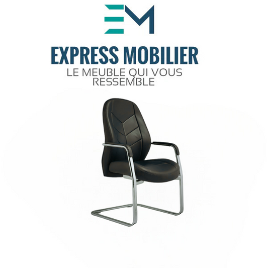 Fauteuil visiteur ferrari en cuir